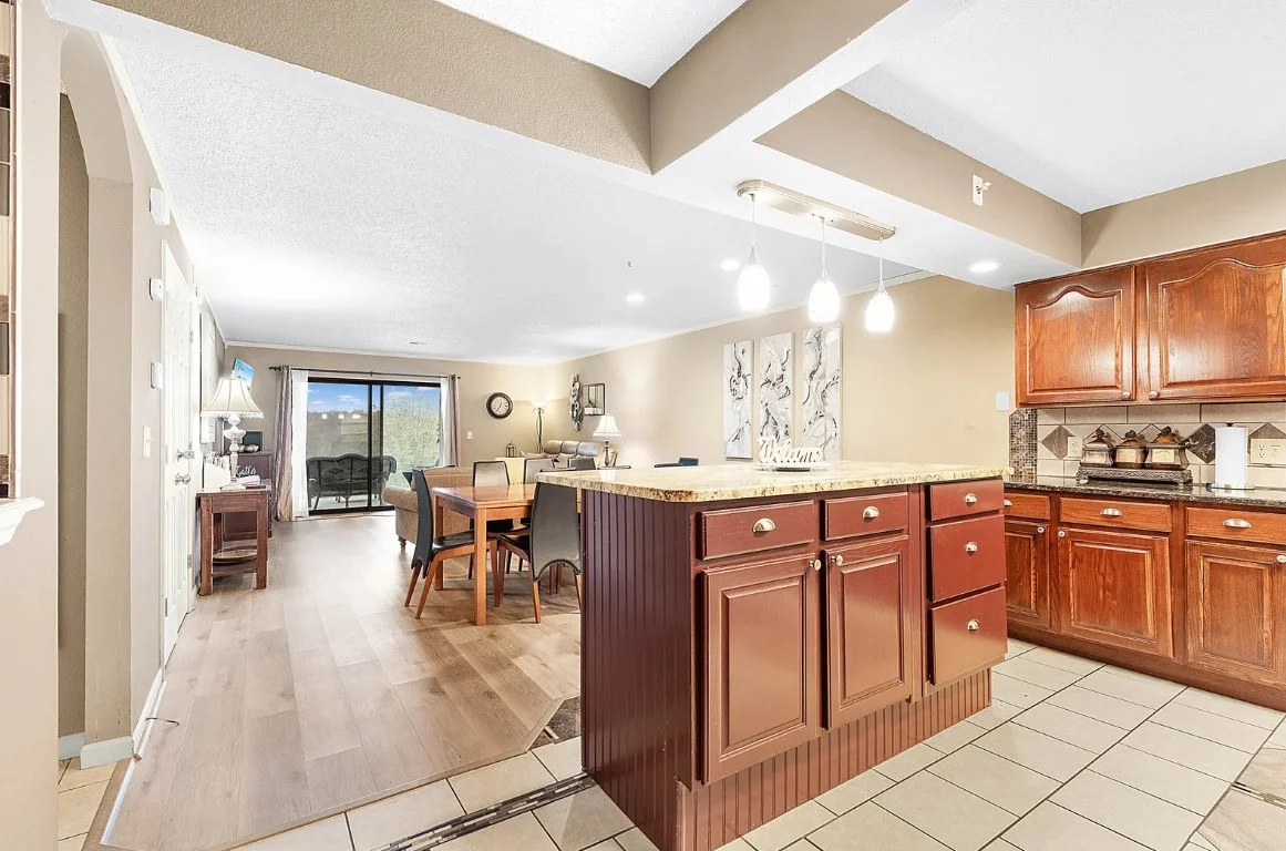 Open-concept living and dining area—ideal for gathering and enjoying your Branson getaway.