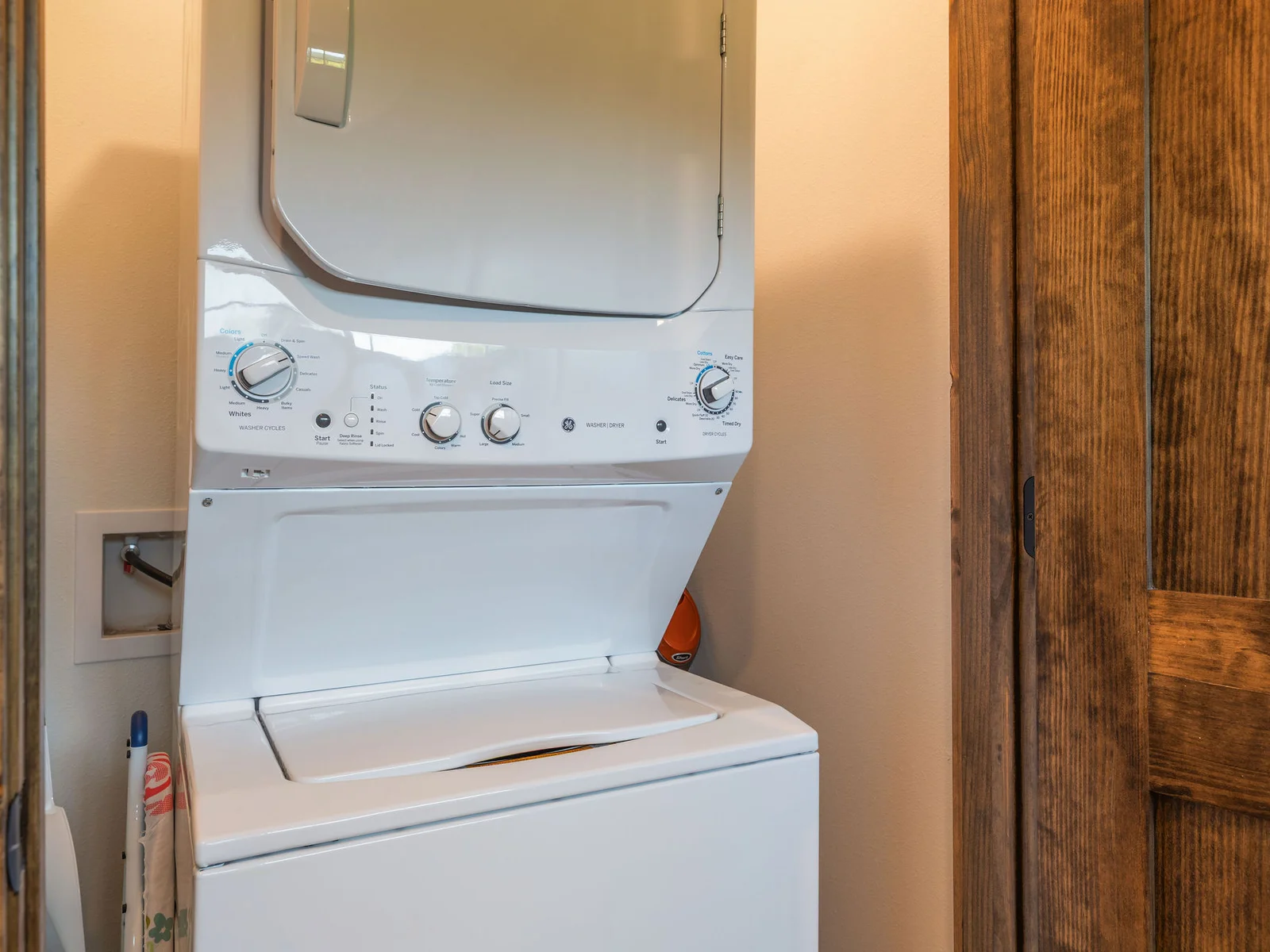 Washer and Dryer on the upper level