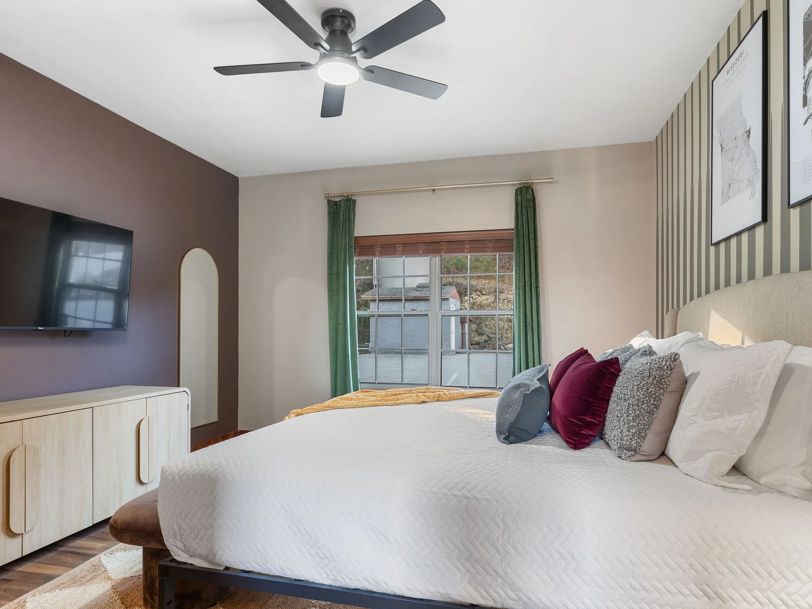 Main level King bedroom #2 w/ ensuite bath