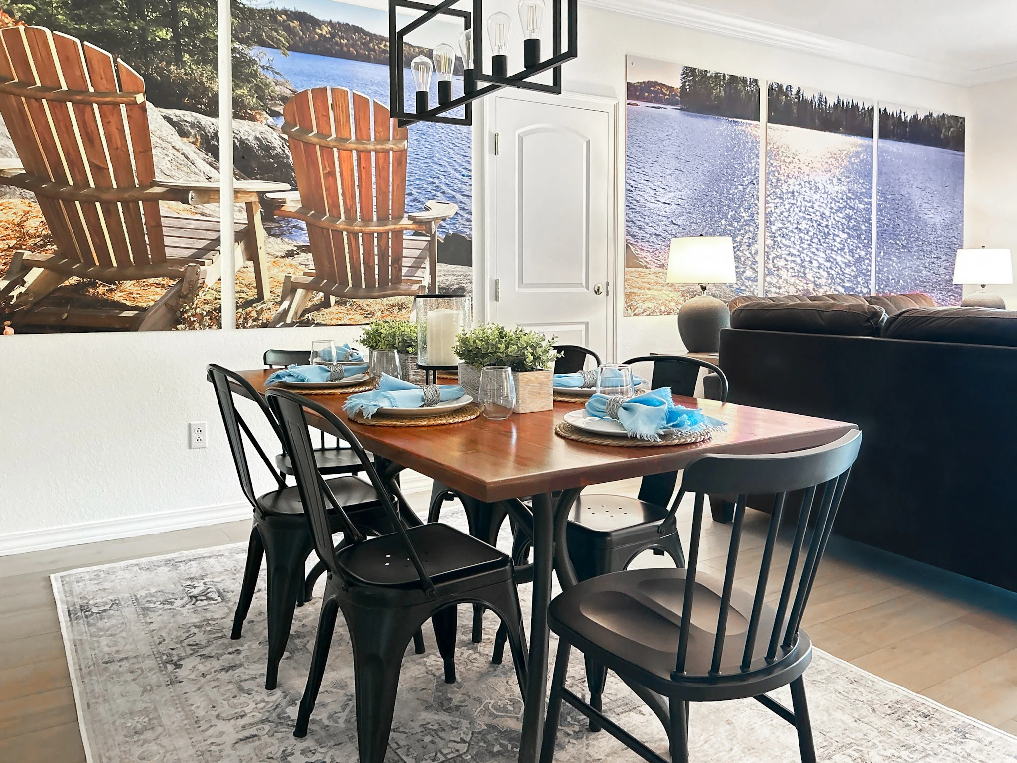 Enjoy the eye-catching artwork surrounding the spaces!