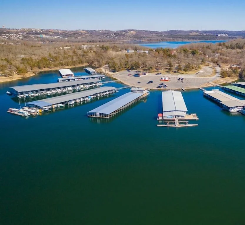 The marina is right around the corner!