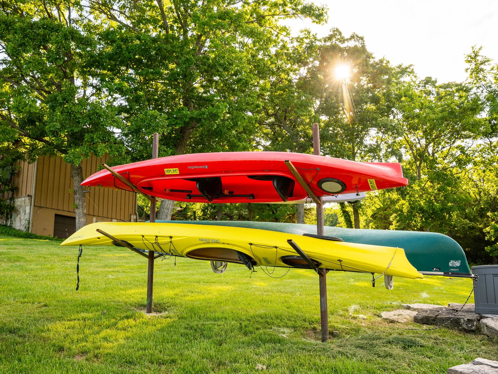 Grab a kayak and head out on the water for peaceful mornings and lakeside adventures.