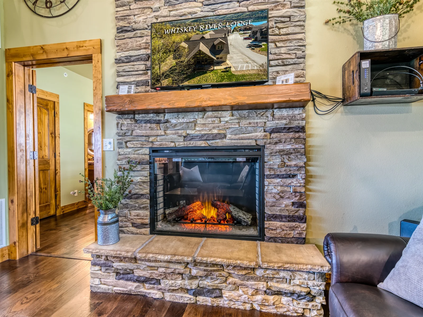 Relax by the fire