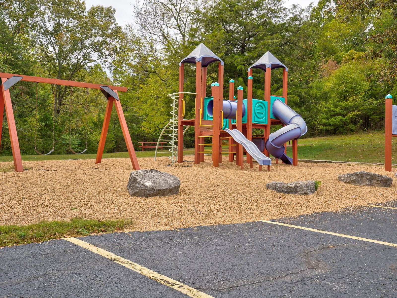 The kids will love the playground!
