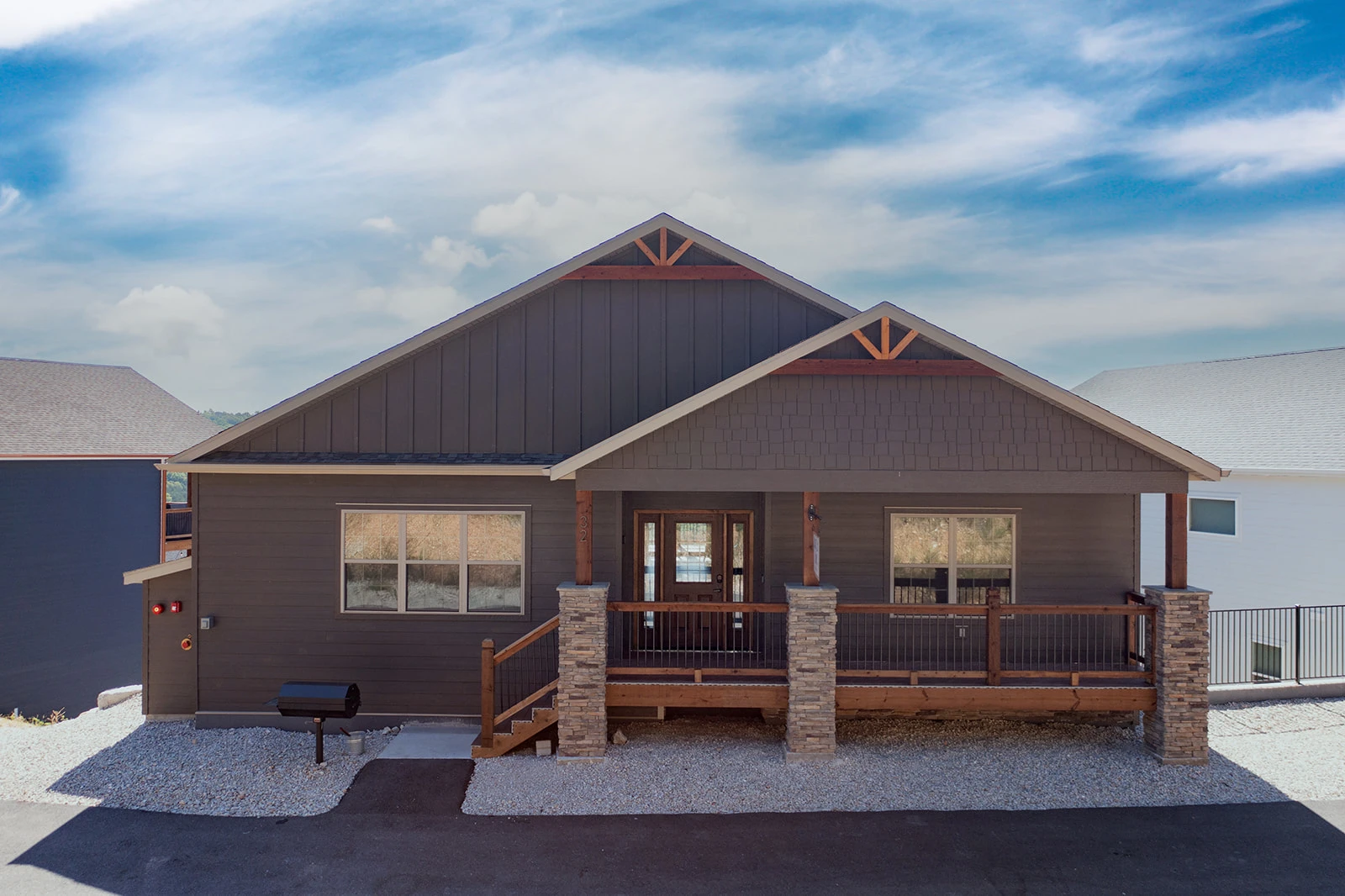 Front of Lodge