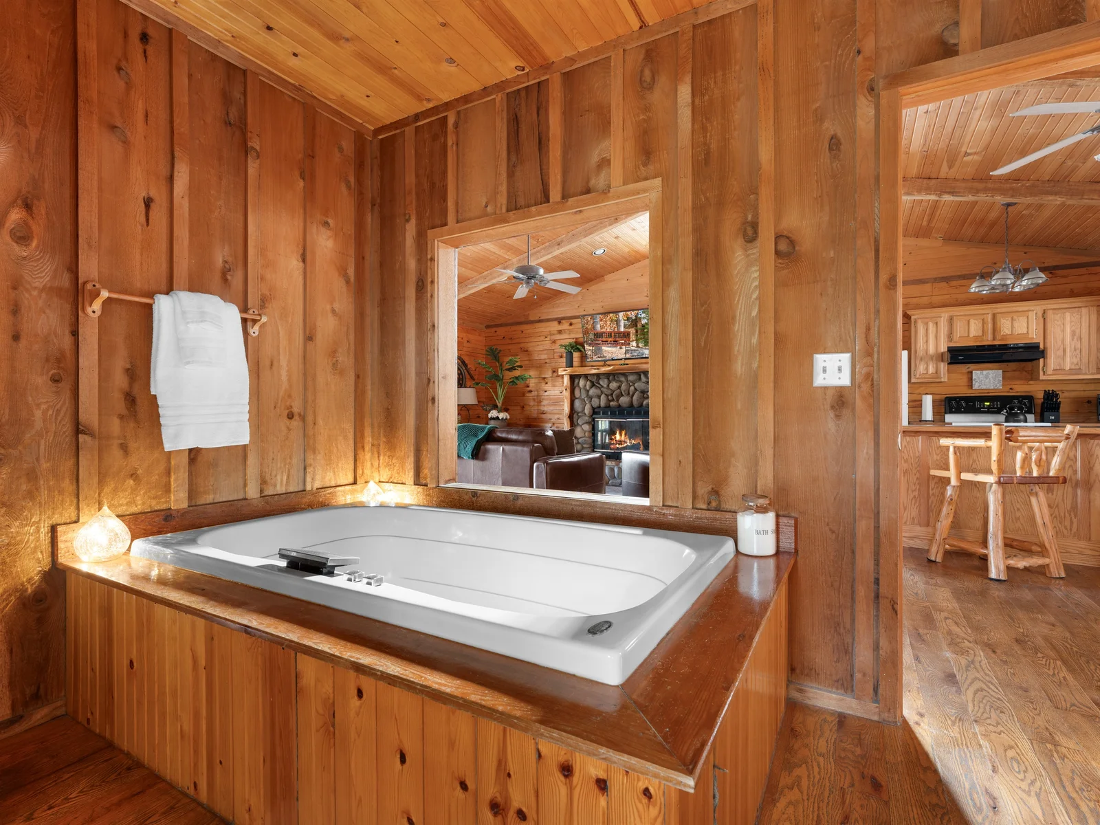 Indulge in romantic spa moments in your own luxurious bathroom retreat