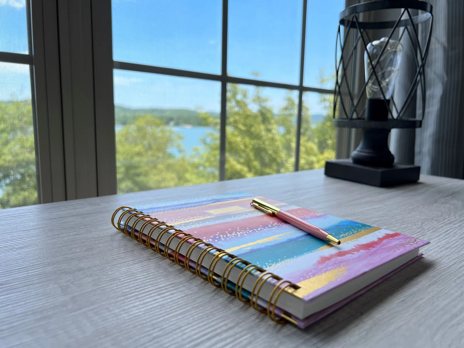 A great place to do some writing or work with a great view