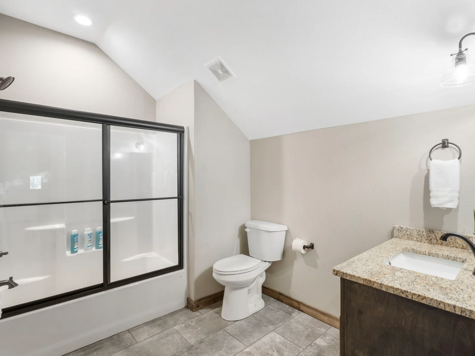 Upper level bathroom
