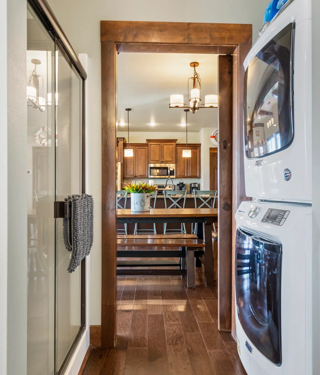 Washer and Dryer on main level