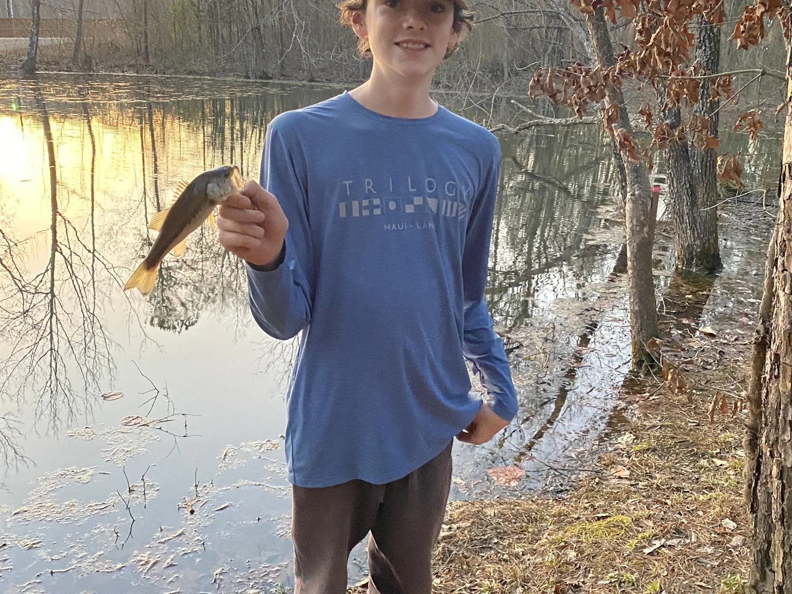 Fishing Just Steps from the Cabin — A True Backyard Adventure