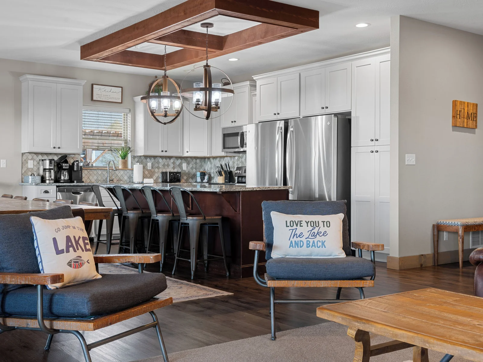 A great place for your morning coffee or evening adult beverage.