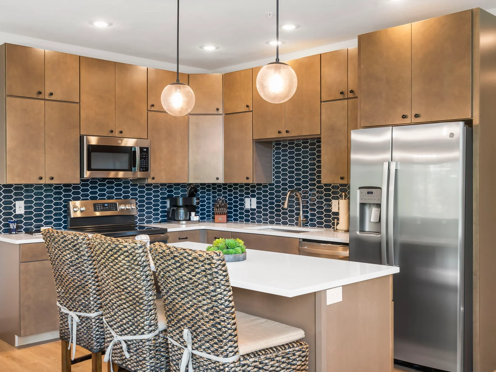Fully stocked kitchen for your use