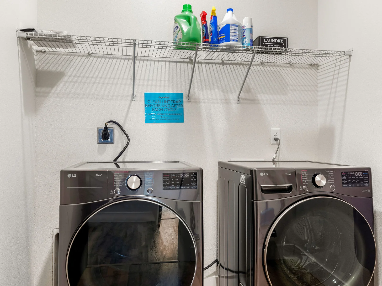 2 sets of washers and dryers