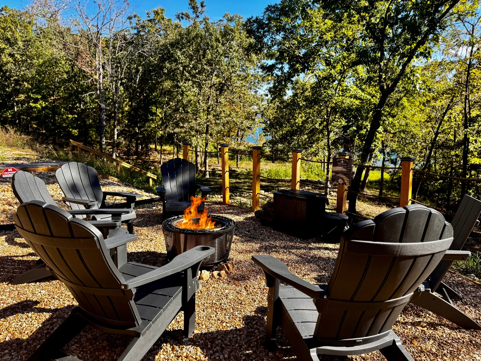 Fire pit area