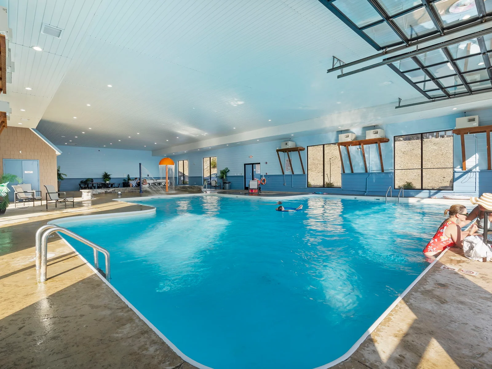 Large indoor pool for guests!