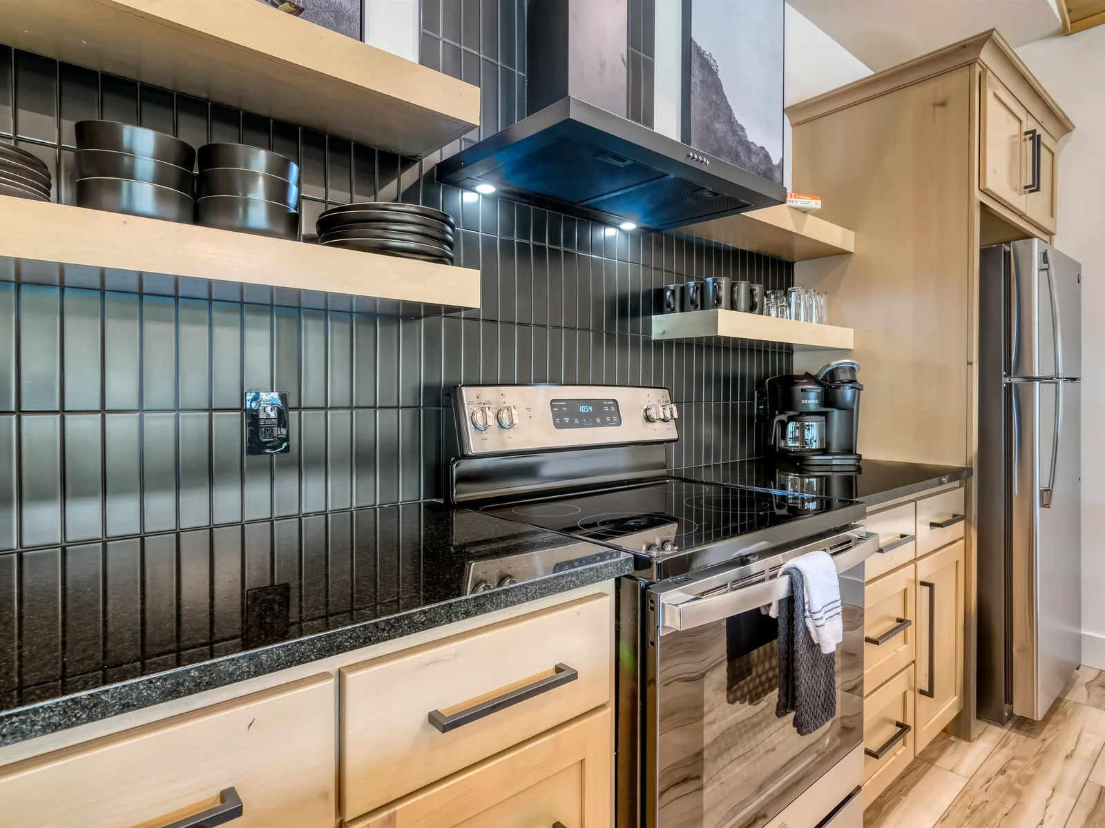 Fully equipped kitchen
