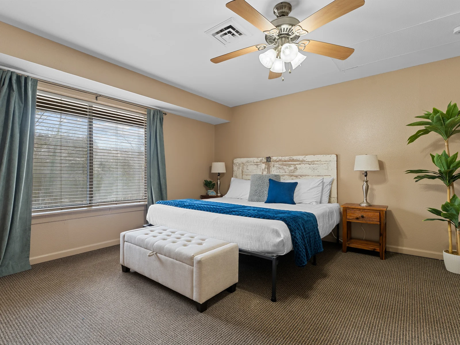 A bright, welcoming bedroom that feels calm, simple, and inviting.