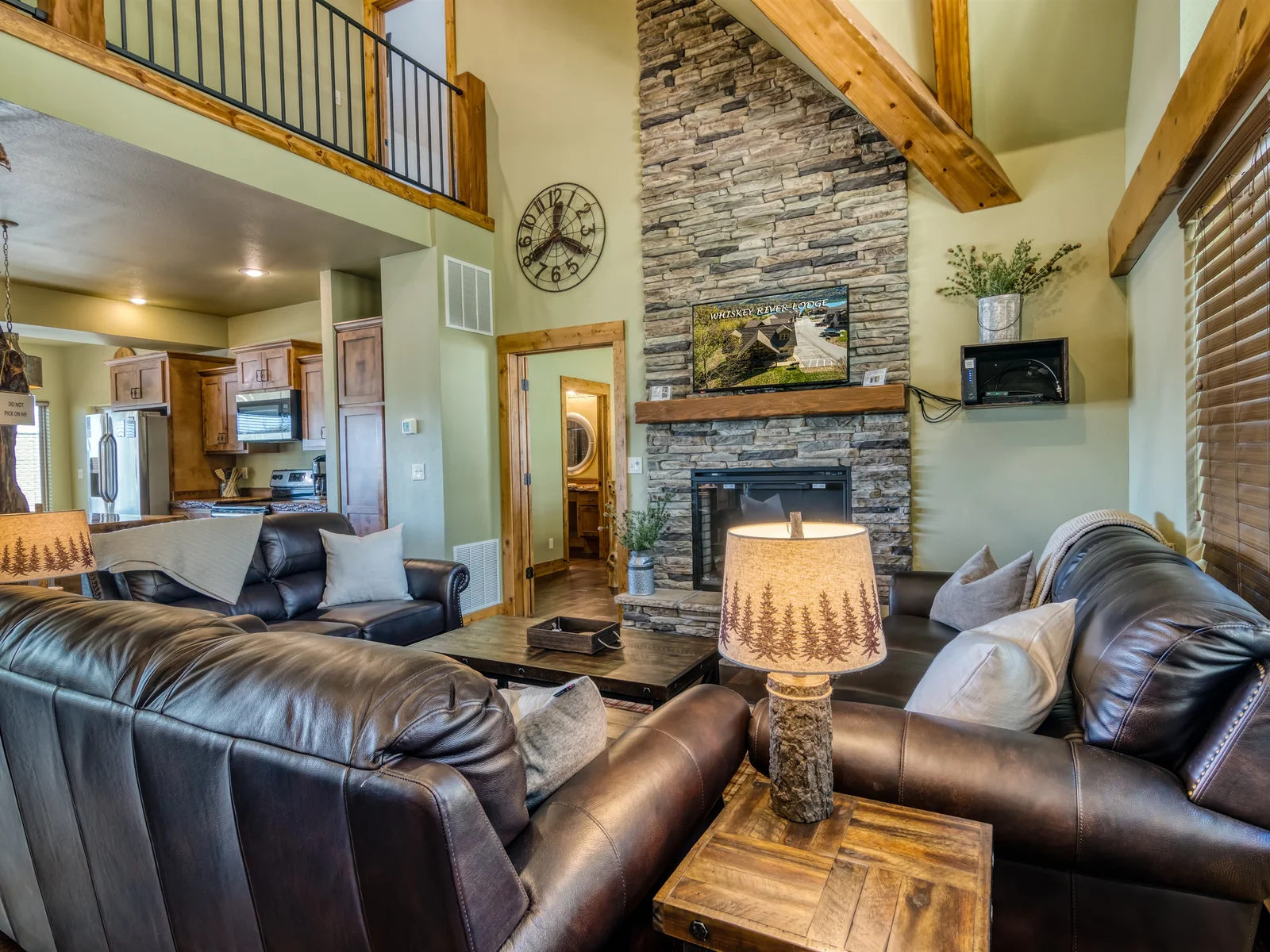 Rustic lodge elegance