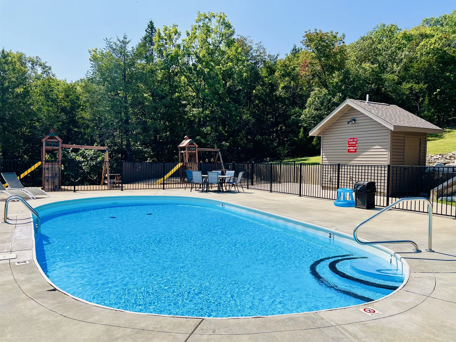 Second pool with play ground!