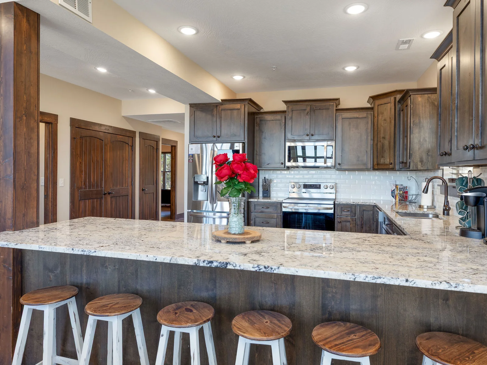 Barstools for even more seating!