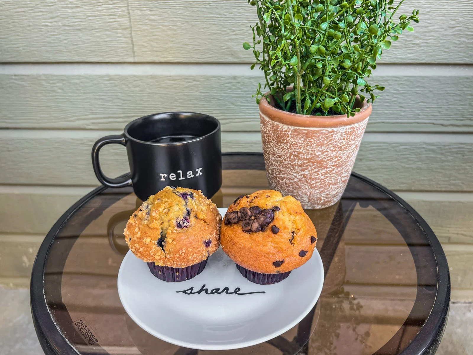 Coffee on the front porch is my favorite thing to do.