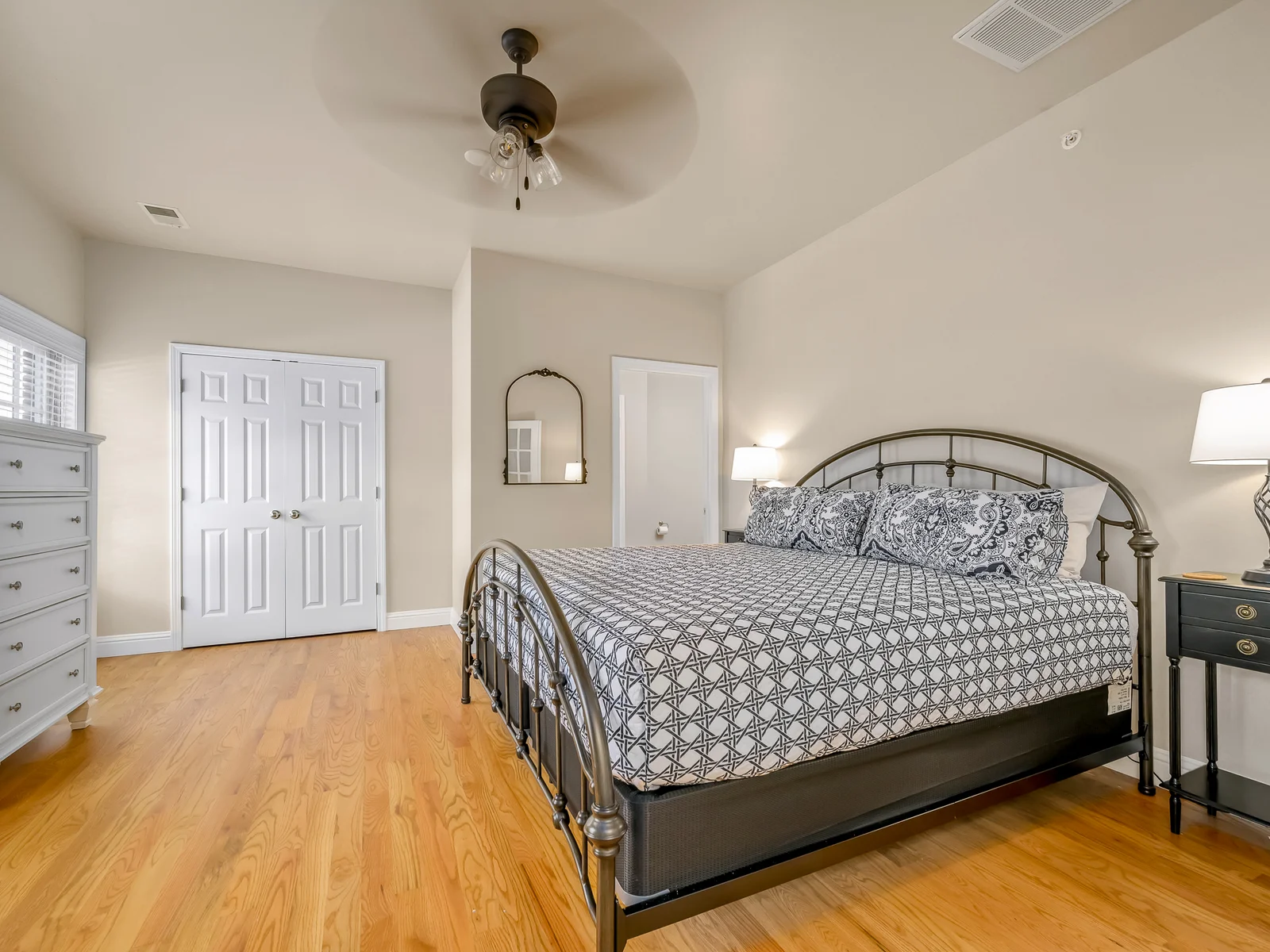 2nd floor King #5 with ensuite bathroom and lovely French doors