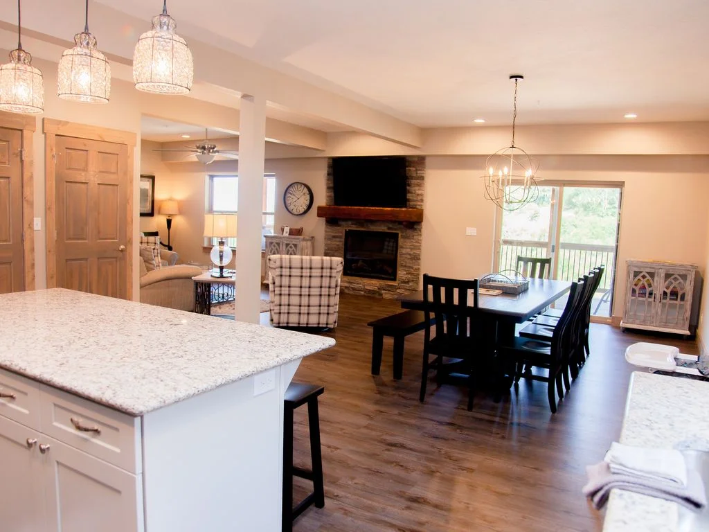 A lovely open floorplan to help your group stay connected.