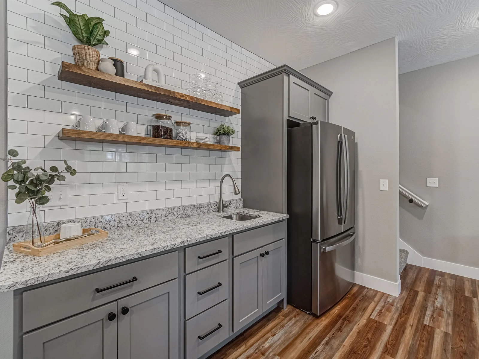Lower level fridge