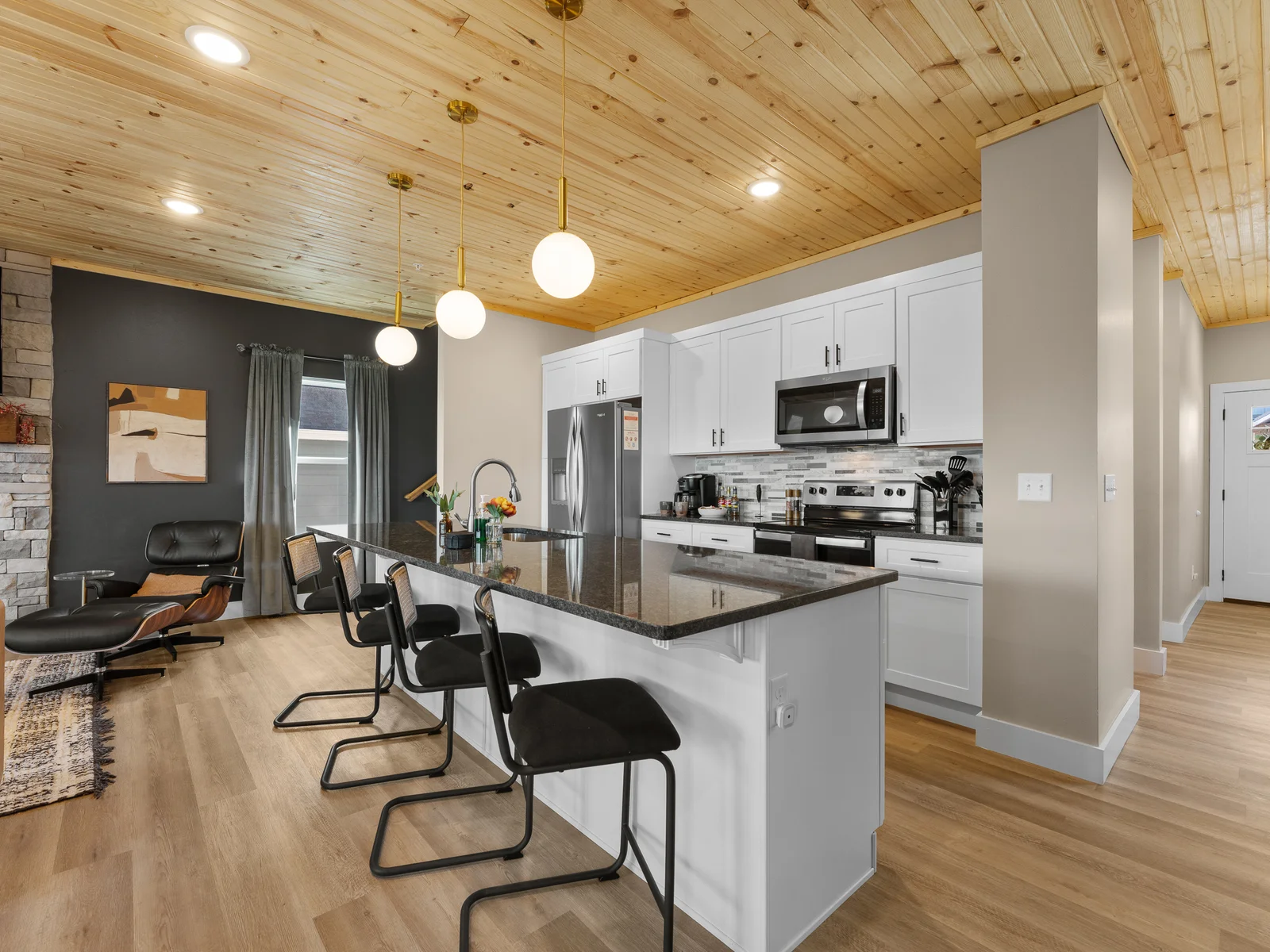 Spacious Kitchen Oasis: Whip up your culinary masterpieces in style with sleek finishes!