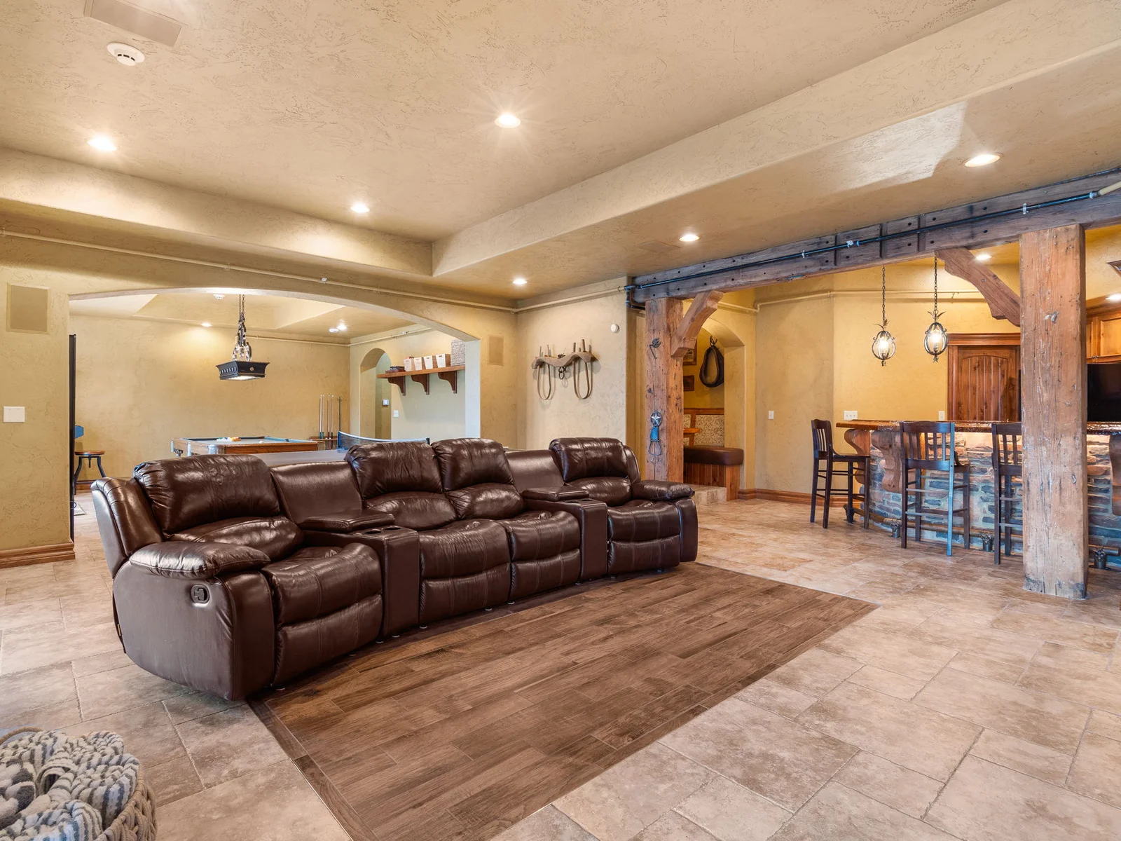 Lower level living room