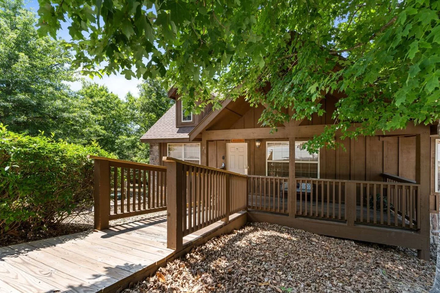 Walk in cabin with no steps.