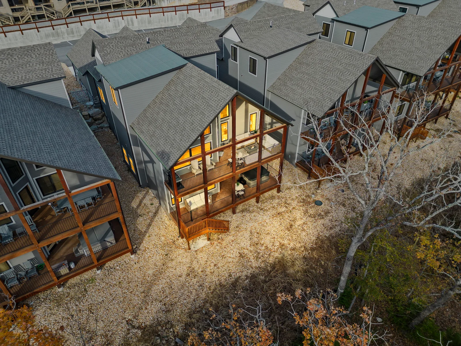 Two levels of outdoor space for your family and friends
