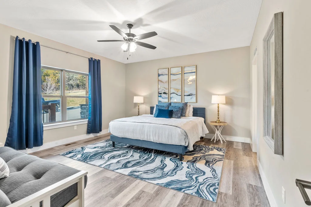 Main level King bedroom w/ ensuite bath