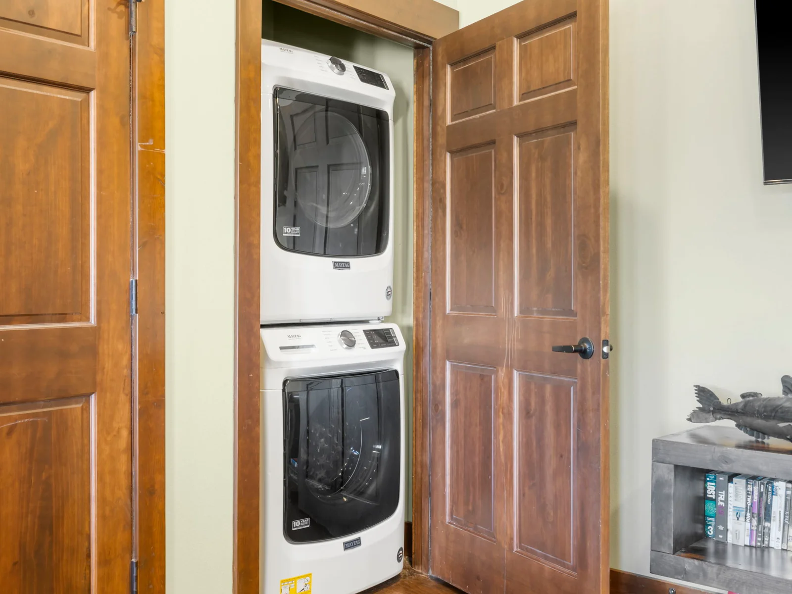 Washer and Dryer on lower level