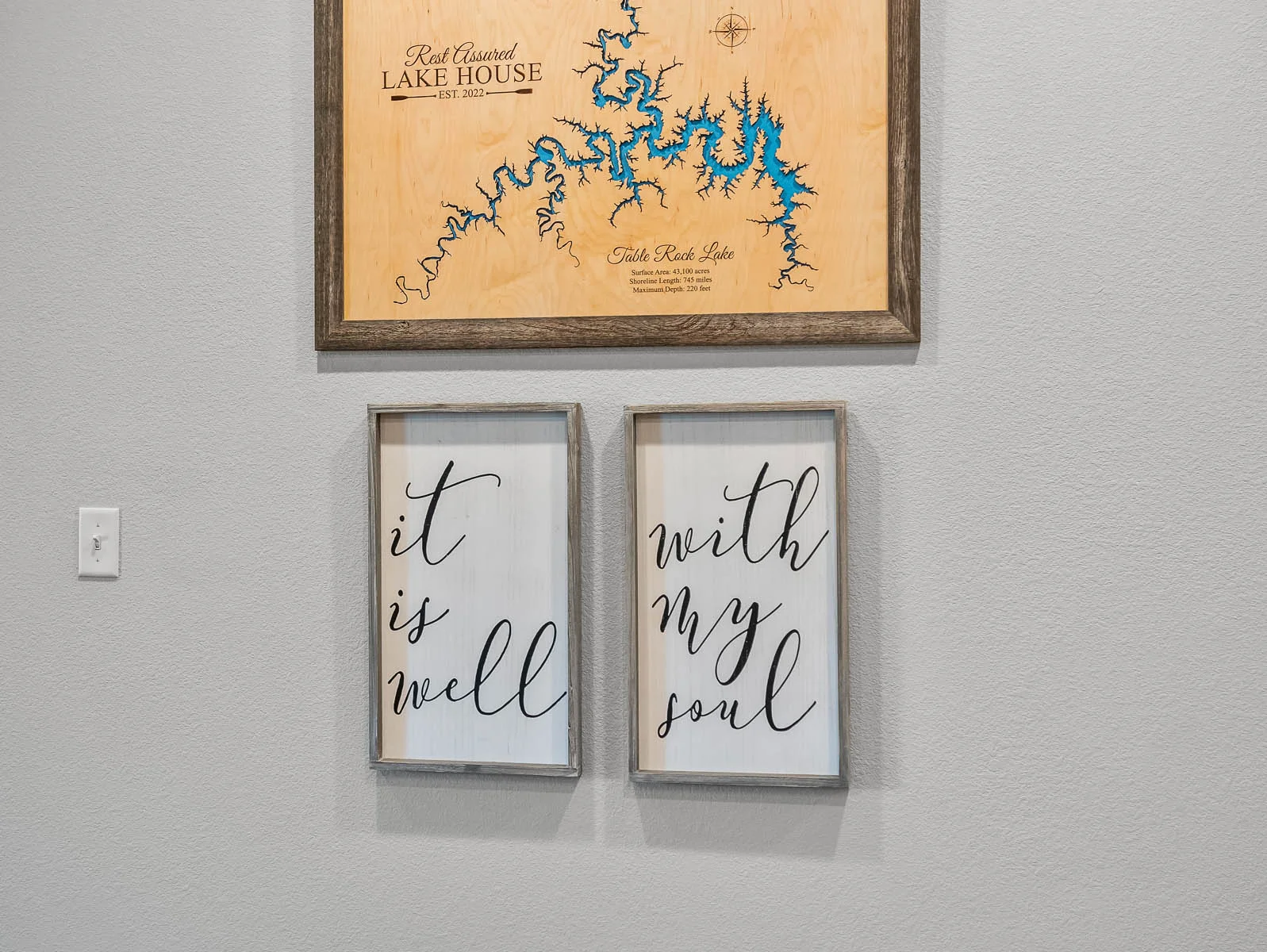 Tasteful decor throughout