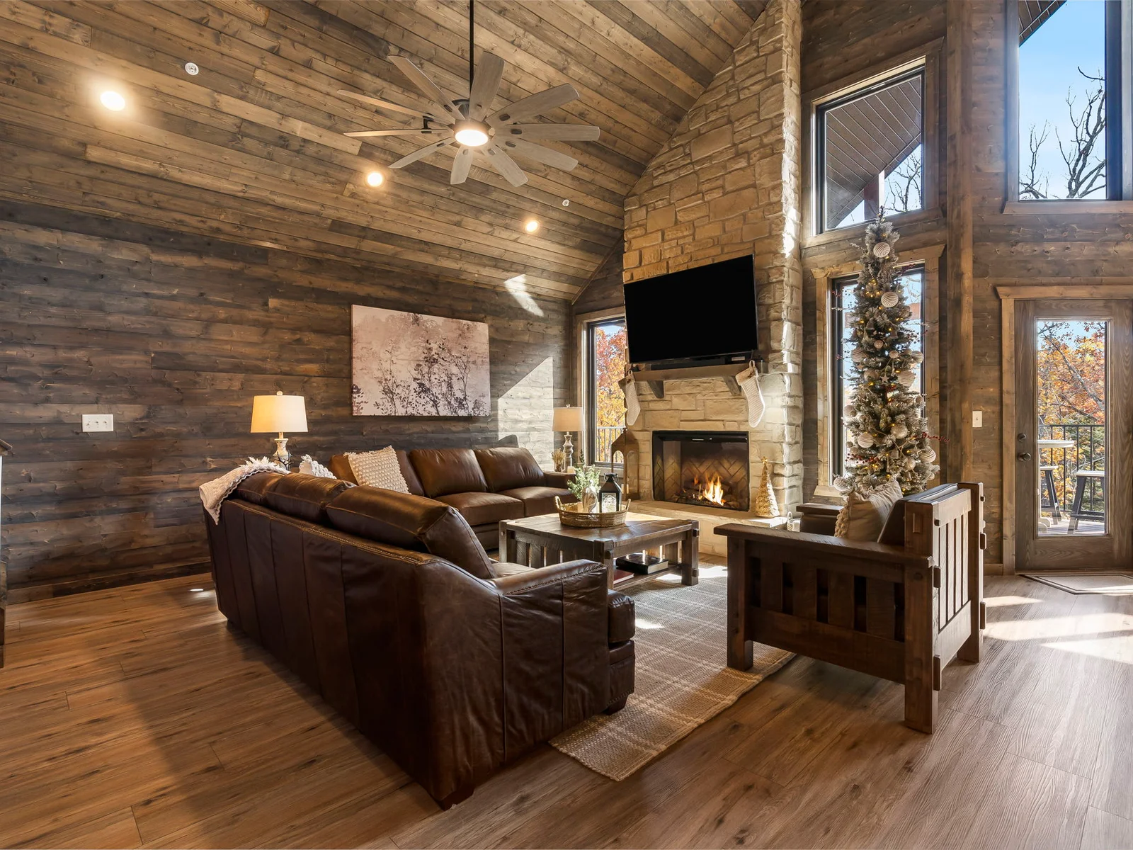 Open living room space