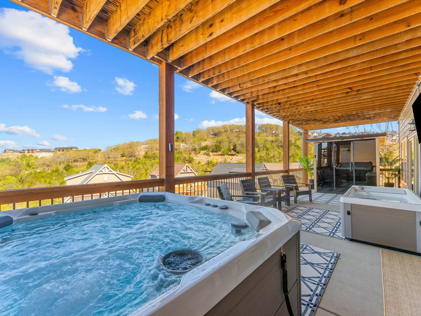 Wellness porch with a view.