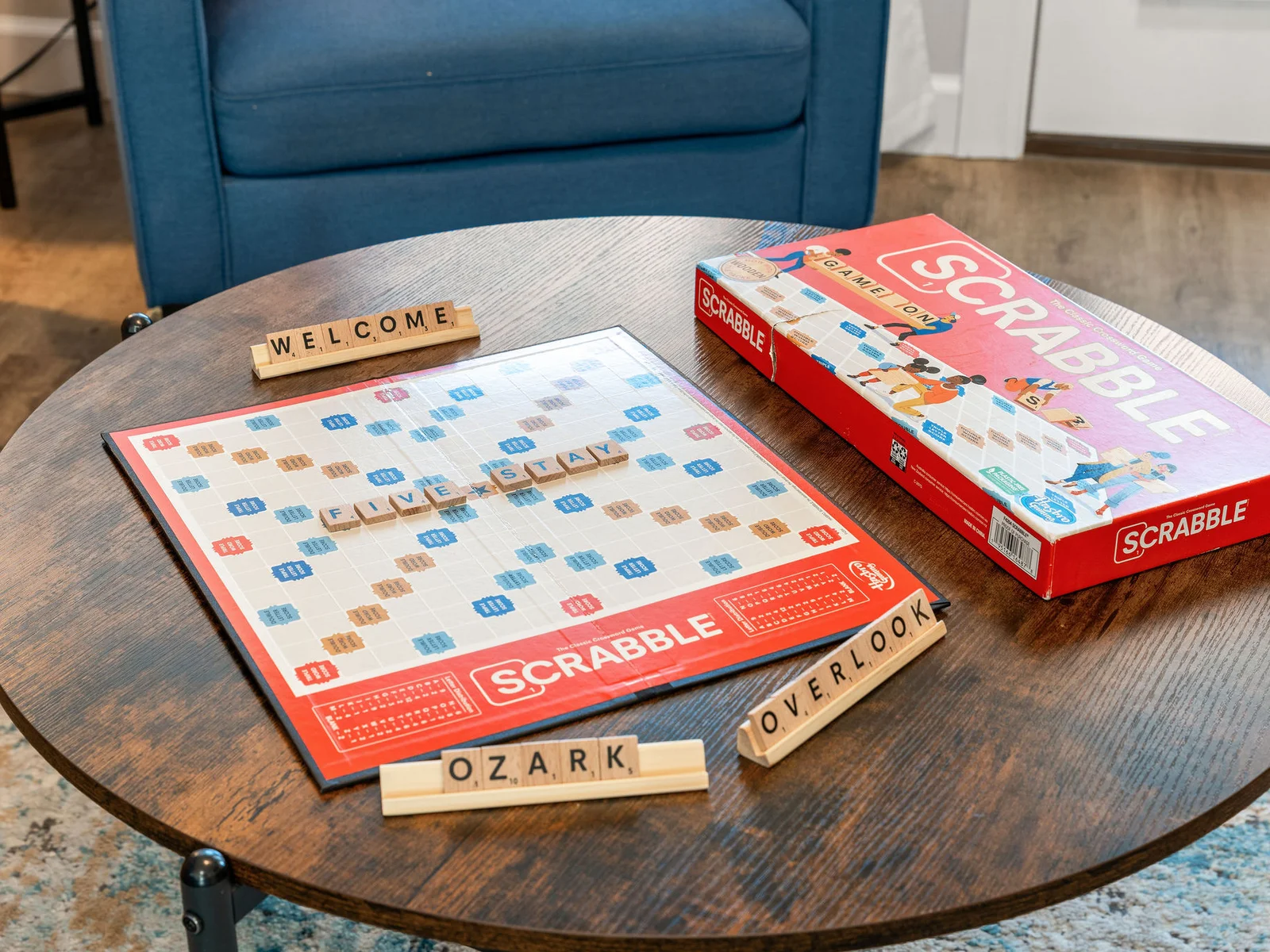 Grab UNO, board games, or a deck of cards from the shelf — your rainy-day plan is already in place.