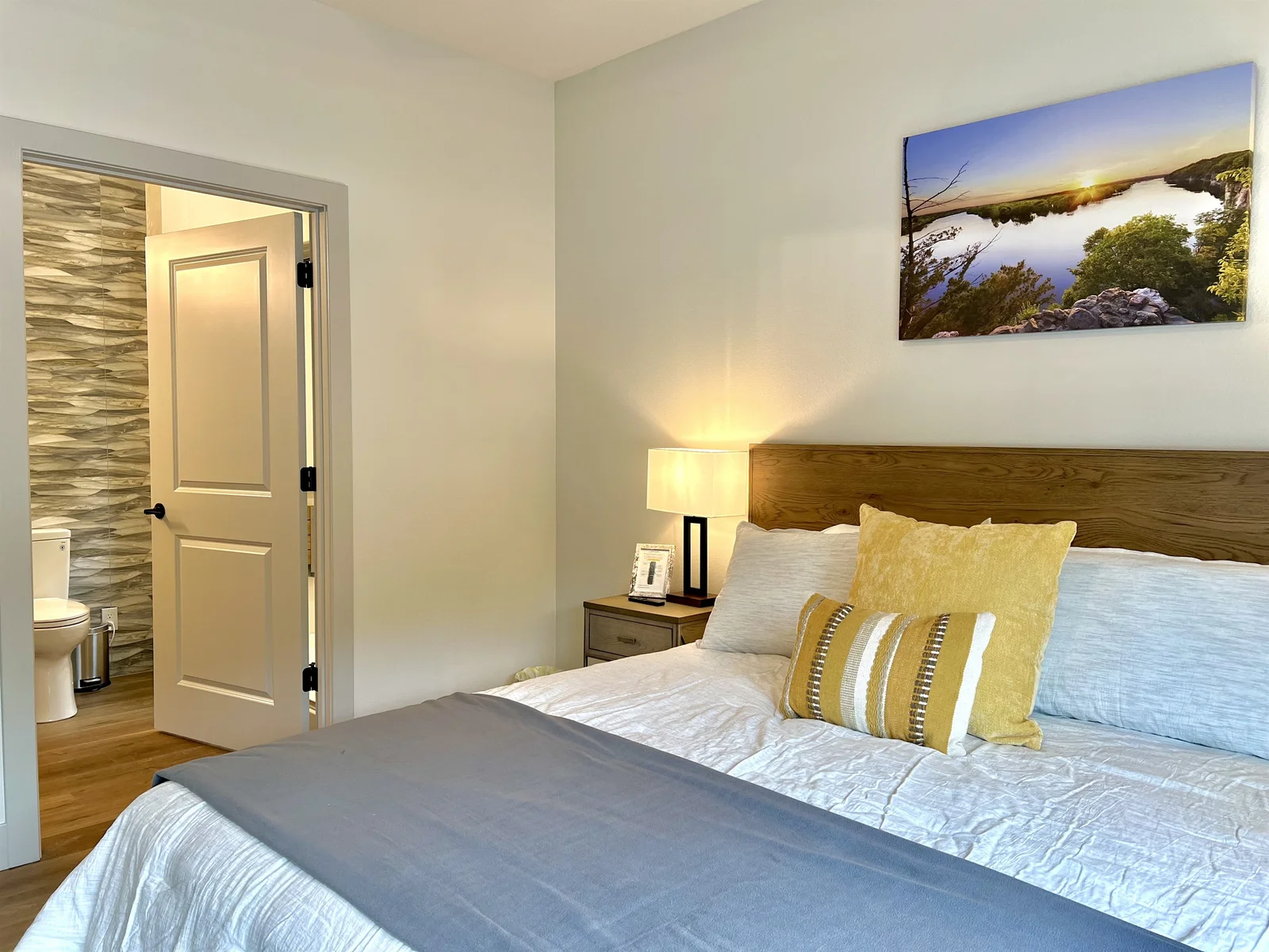 King bedroom #2 with connected bathroom