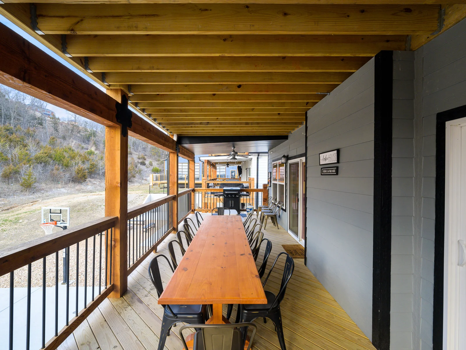 Outdoor dining area