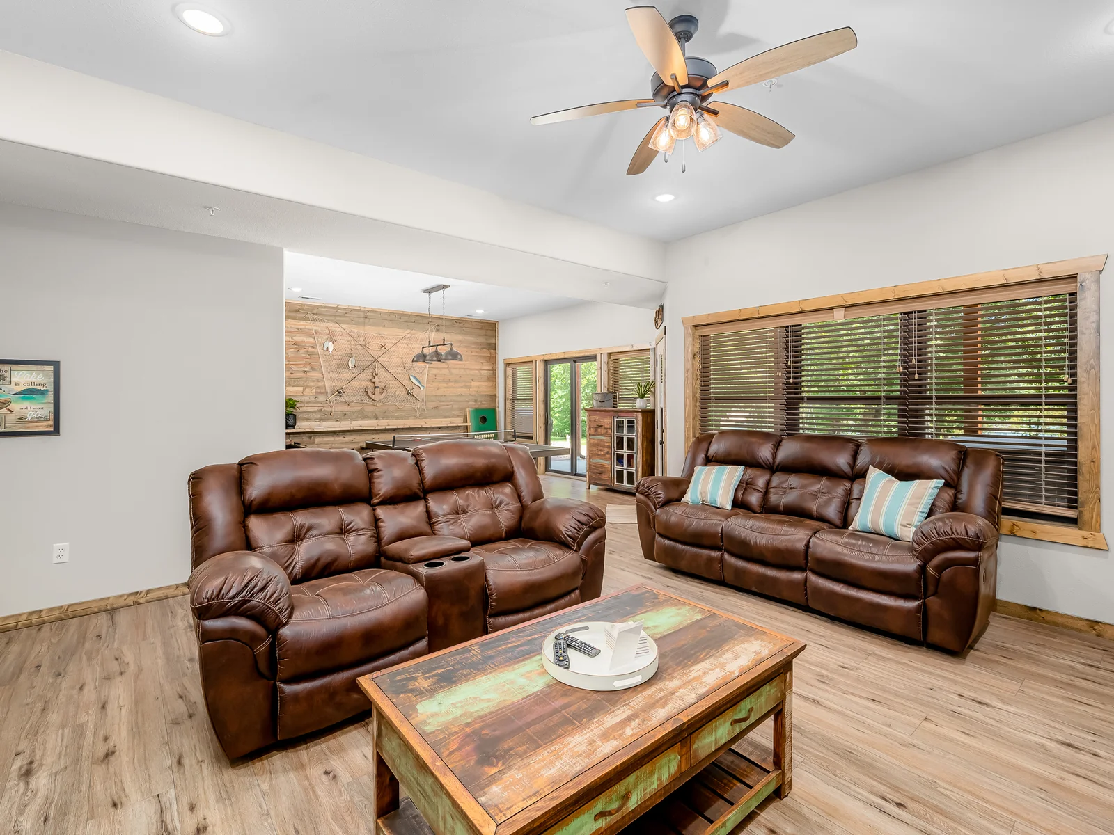 Lower level living space