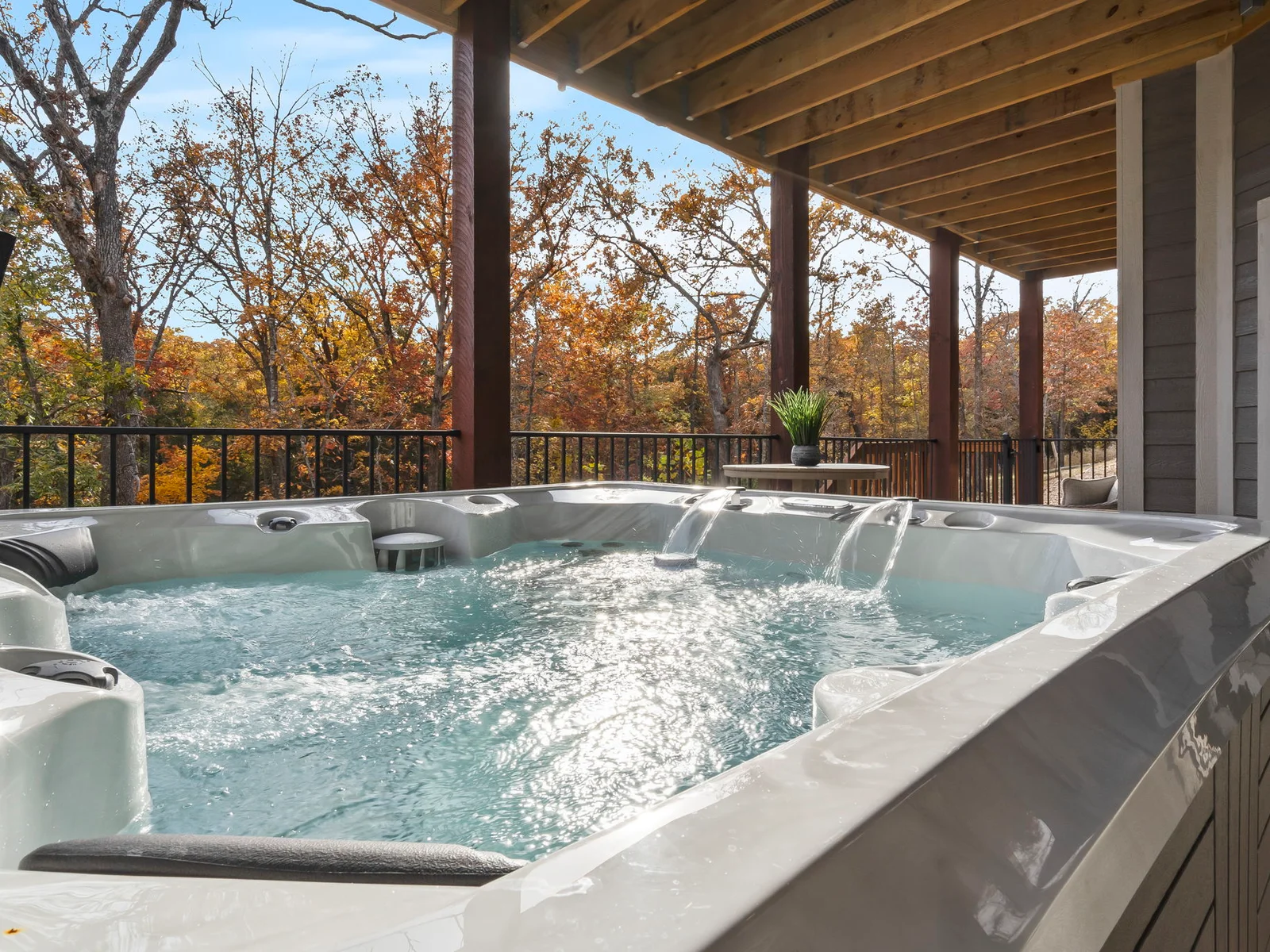 Enjoy the scenery while relaxing!