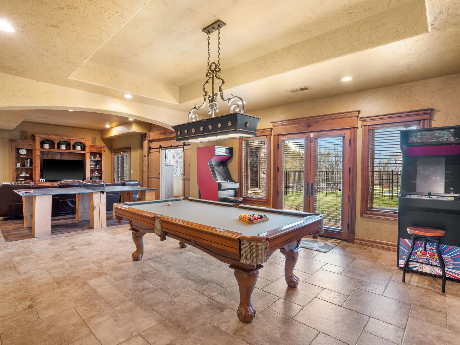 Pool table, Ping Pong table, and 2 arcade machines!