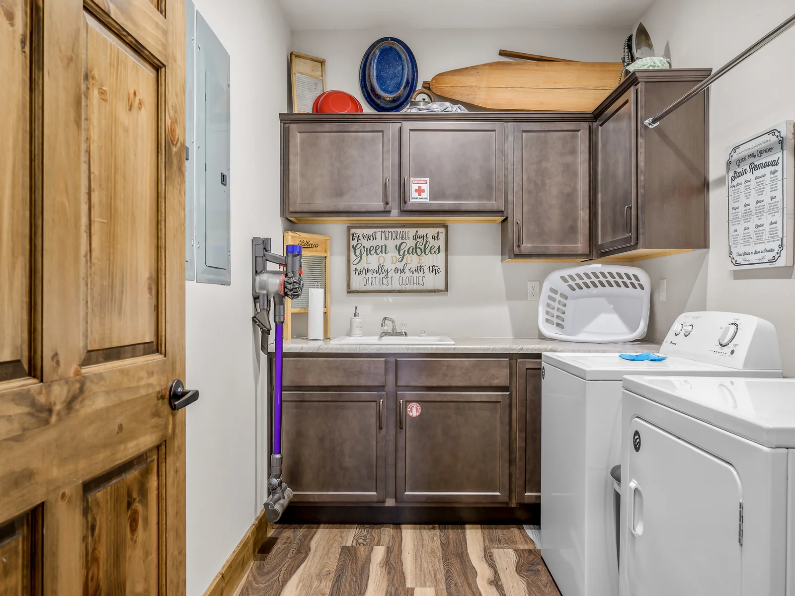 Main floor: Rachel Lynde's laundry room