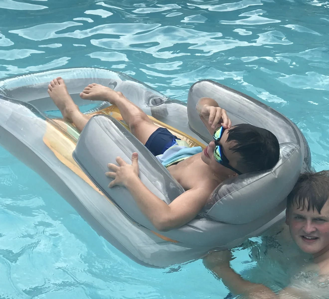 Oversized pool for hours of fun with the family after a day at Silver Dollar City.
