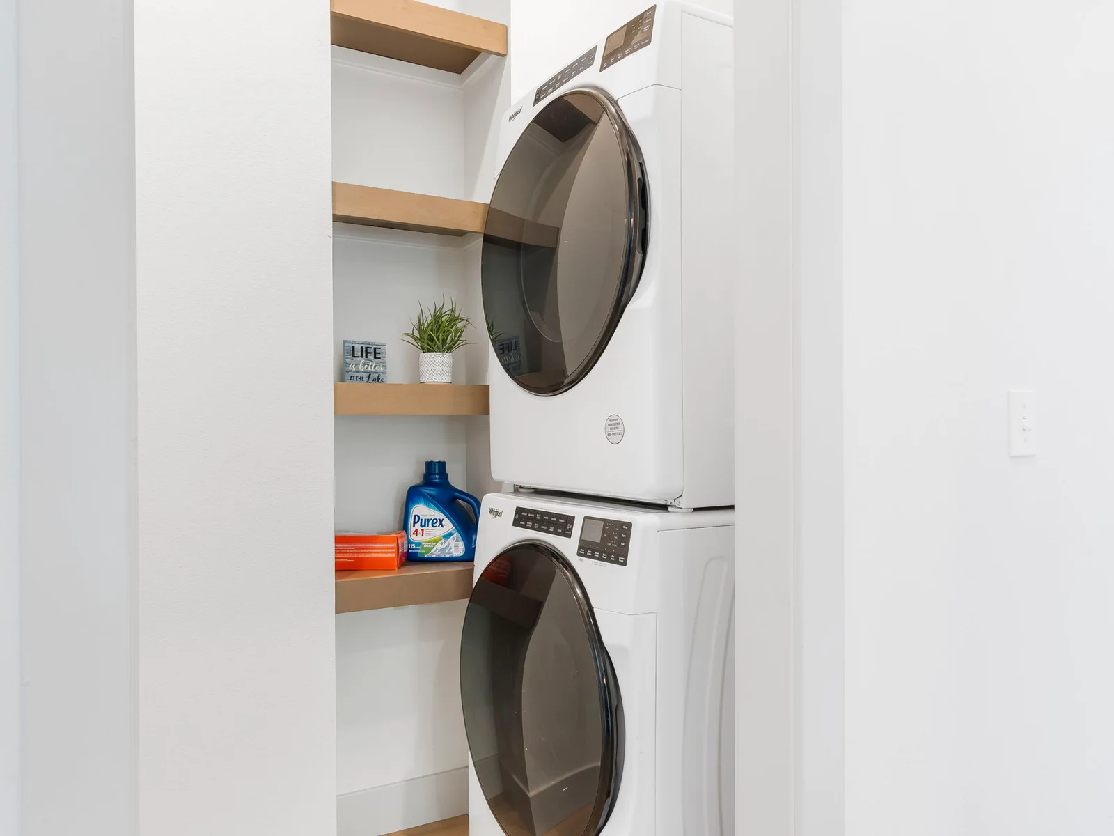 Washer and dryer room