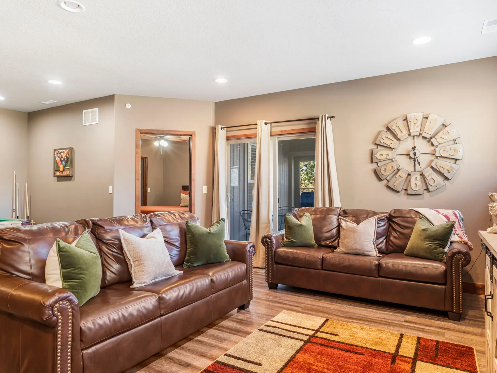 Lower level TV area