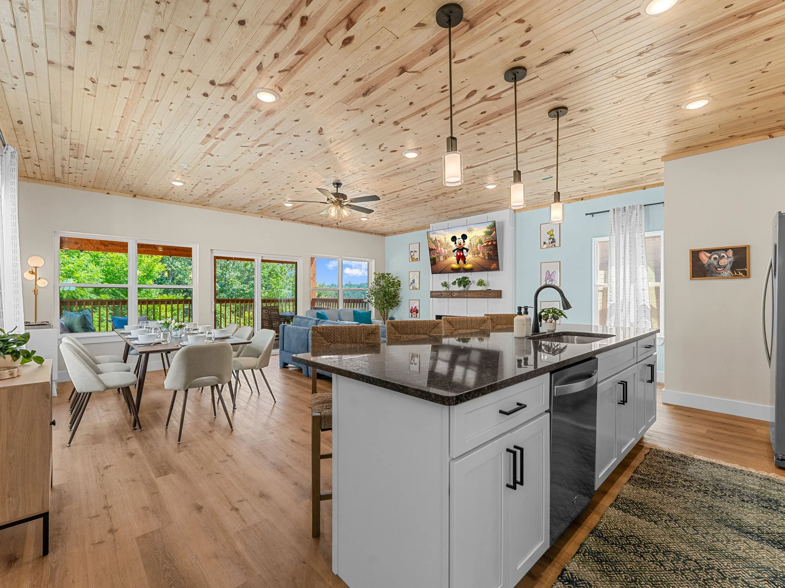 Cook, dine, and unwind without ever missing out on the fun. 🍳🍷🛋️