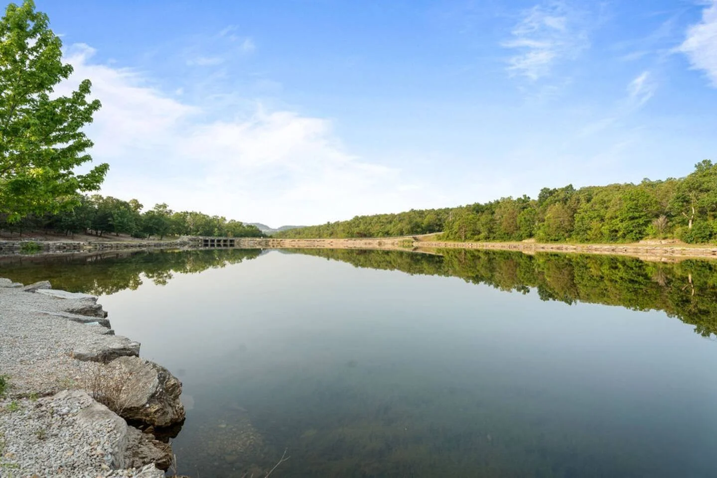 Enjoy a peaceful walk around the lake.