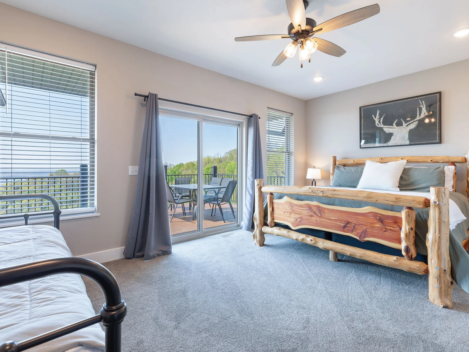 Main level King bedroom w/ ensuite and a great view!